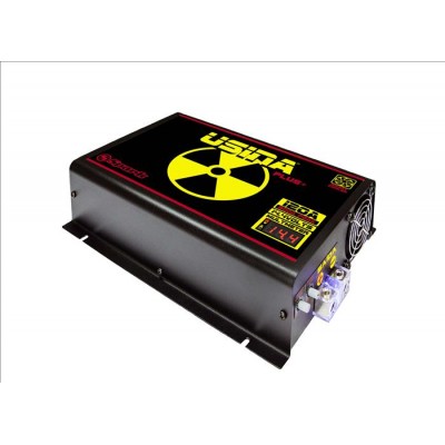 Fonte carregadora 120 Amperes plus + com voltimetro digital smart cooler bi-volt usina spark